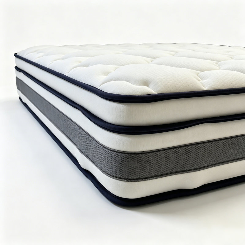 30cm Hybrid Pocket Sprung Mattress, 3-Layer Foam with Breathable Knitted Cover, Independent Pocket Spring Mattress for Pressure Relief & Motion Isolation, Medium Firm Support Mattress for UK Bedroom, Double/King /Super King