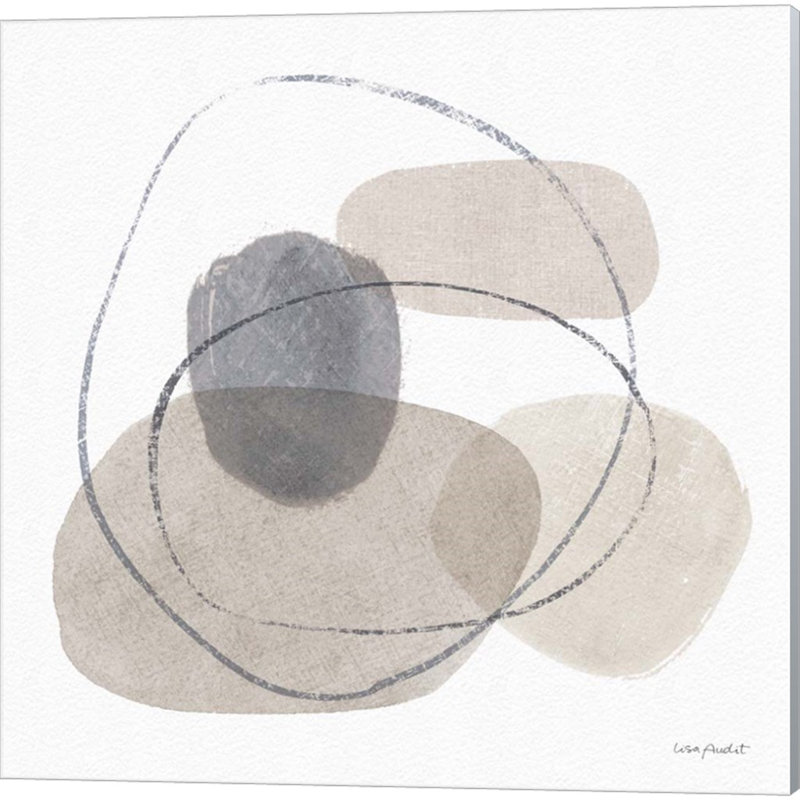 «Think Neutral B» par Lisa Audit, art sur toile (ensemble de 2)
