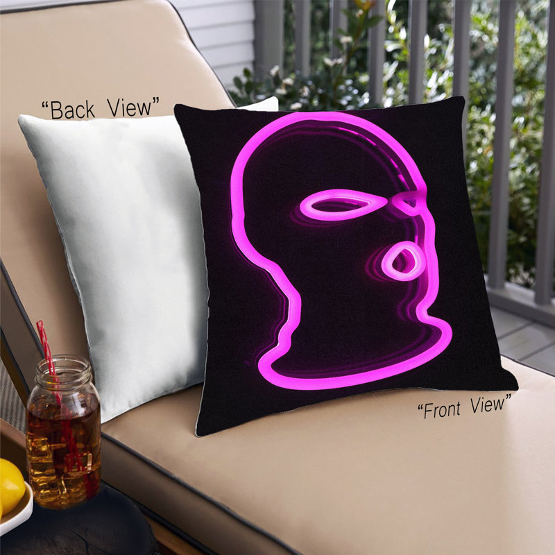 Coussin Neon Neon 24, Microsuède