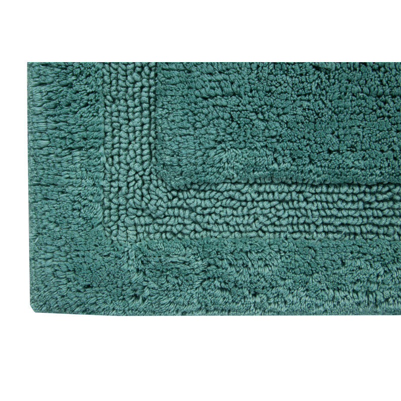Purdy Cotton Bath Rug, Arctic Blue
