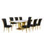 Ensemble de salle à manger rectangulaire H 42 po Horrace-801843696-801843660