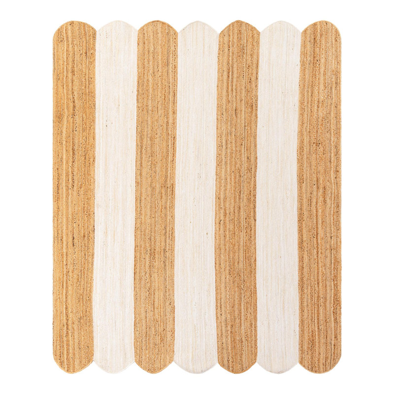 Striped Cosner Rug, Rectangle 7 pi 10 po x 10 pi