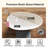 Egg-shell Design Freestanding Bathtub 67" Matte White Resin Stone Soaking Tub  With Vertical Texture