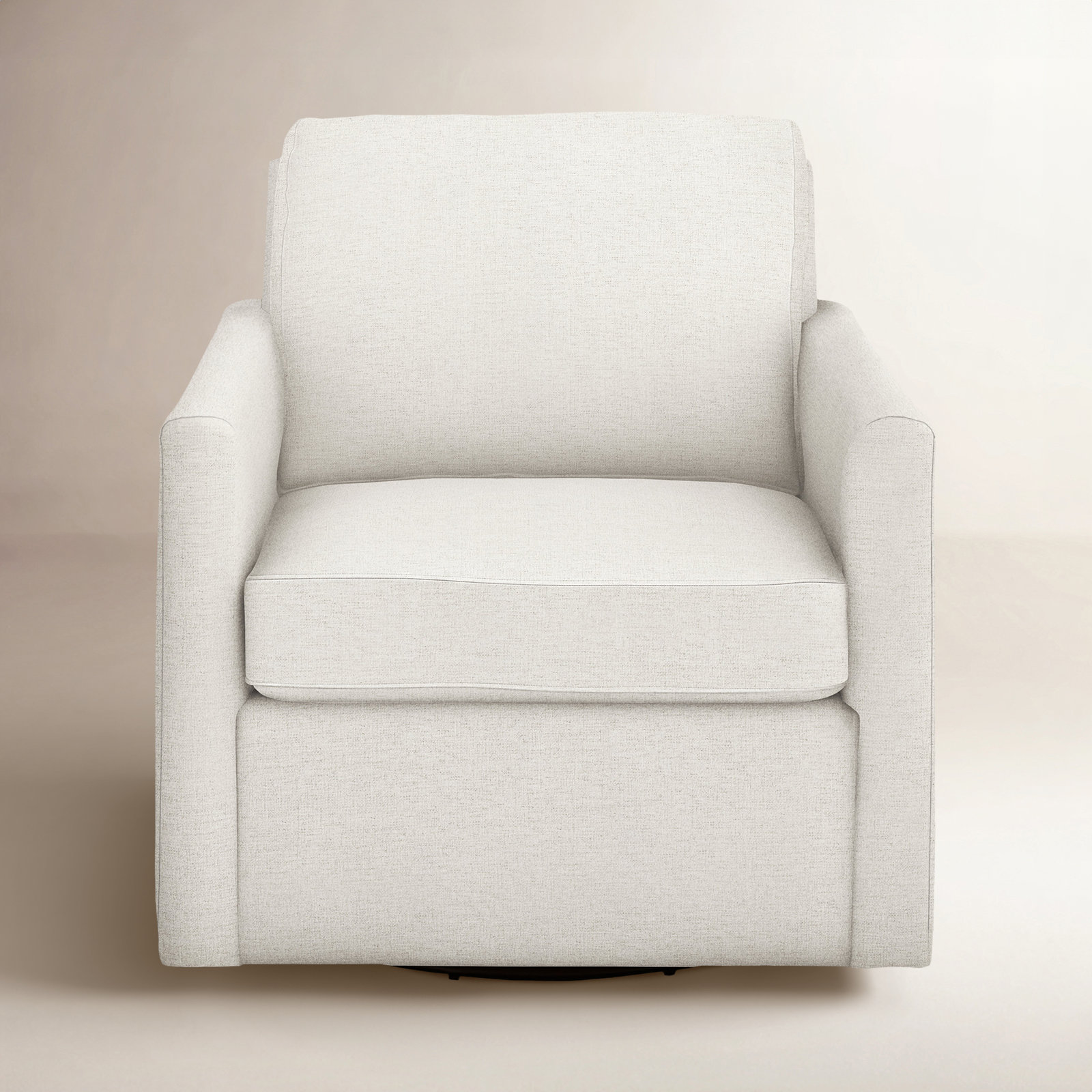 Savannah Cotton Swivel Armchair, Nomad Snow