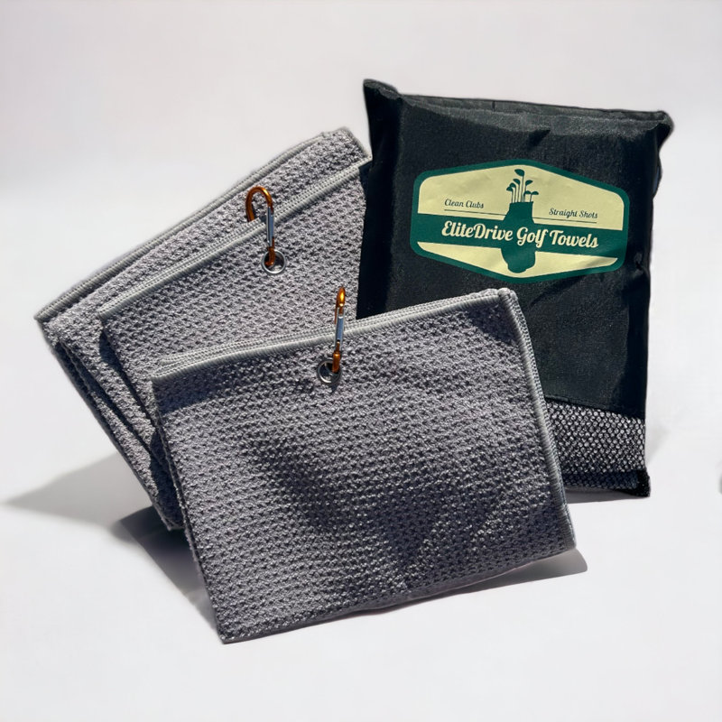 Serviettes de golf Eliedrive, Gris