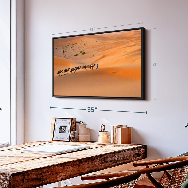 «Sahara Desert», reproduction sur toile, H 21 po x l 31 po