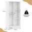 Artez 104cm H x 50cm W Cube Bookcase