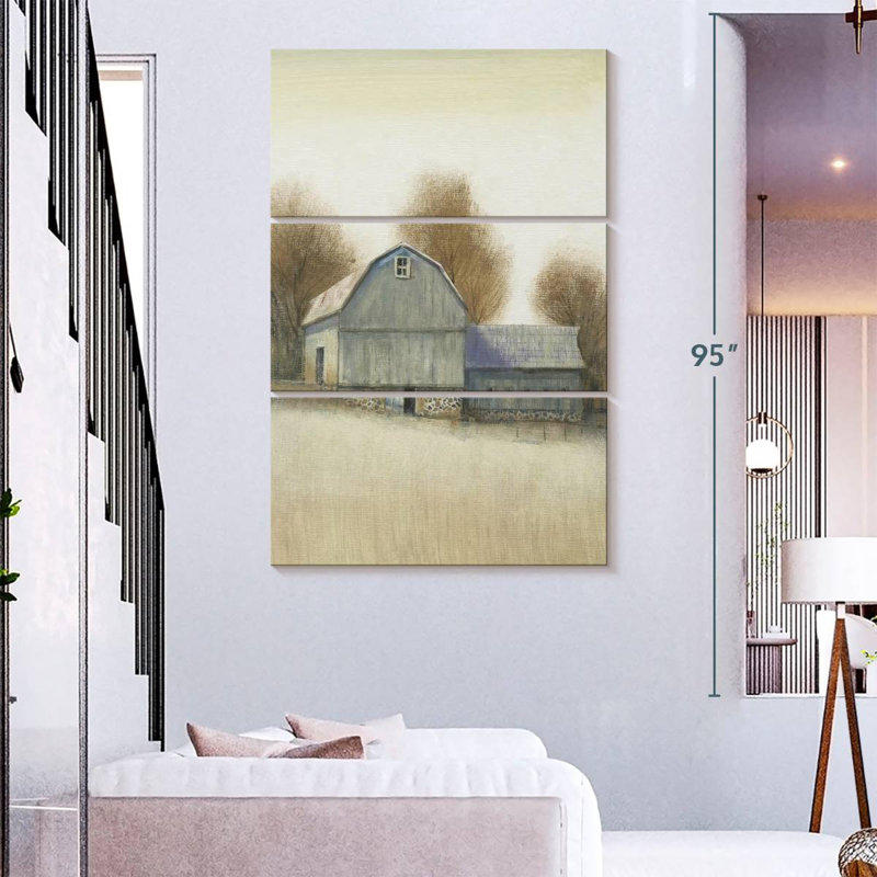 Lilie Barn Side I, 74" H x 48" W