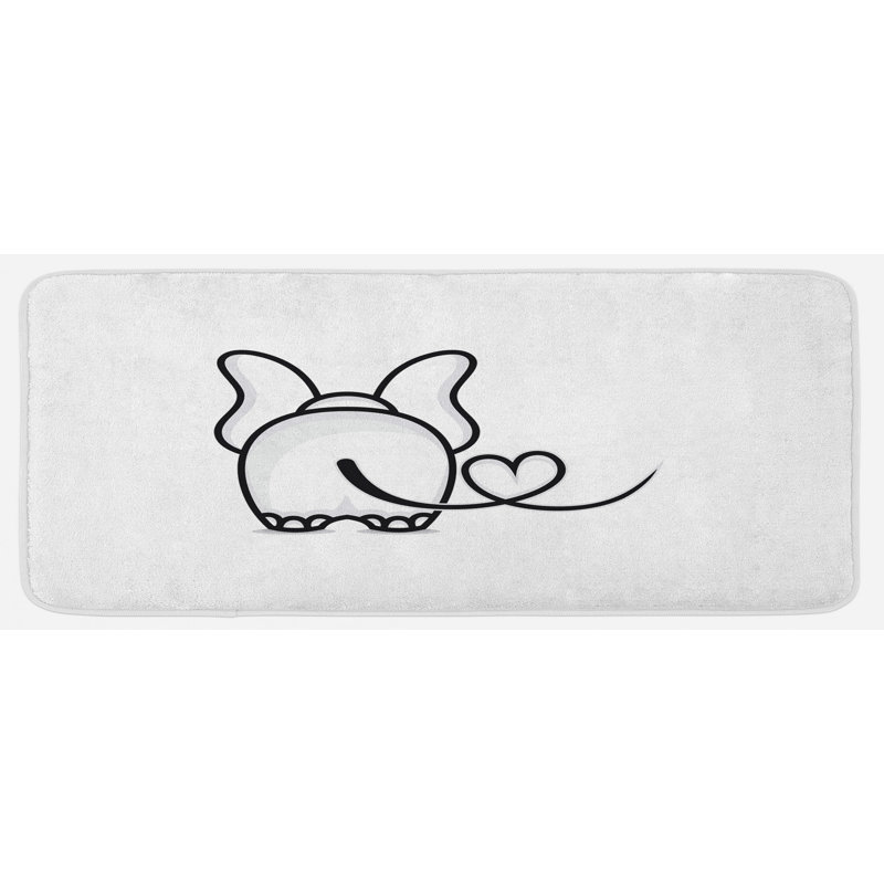 Tapis de cuisine romantique