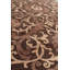Pageantry Damask Area Rug in Brown-26226634