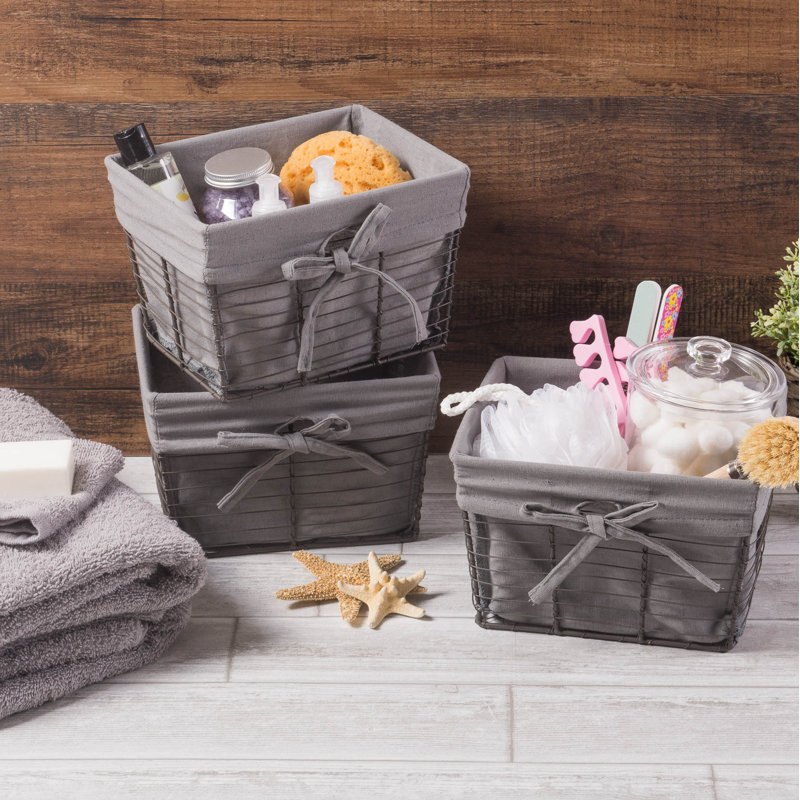 Panier en tissu Colgate, Gris rétro