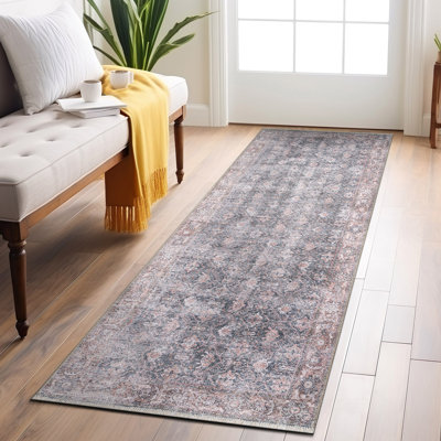 Tapis lavable à la machine d'inspiration rétro
