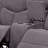 Kalen Gray Chenille Loveseat W/Console
