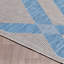 Tapis gris et bleu intérieur / extérieur Carnival 8 pi x 10 pi-524203033
