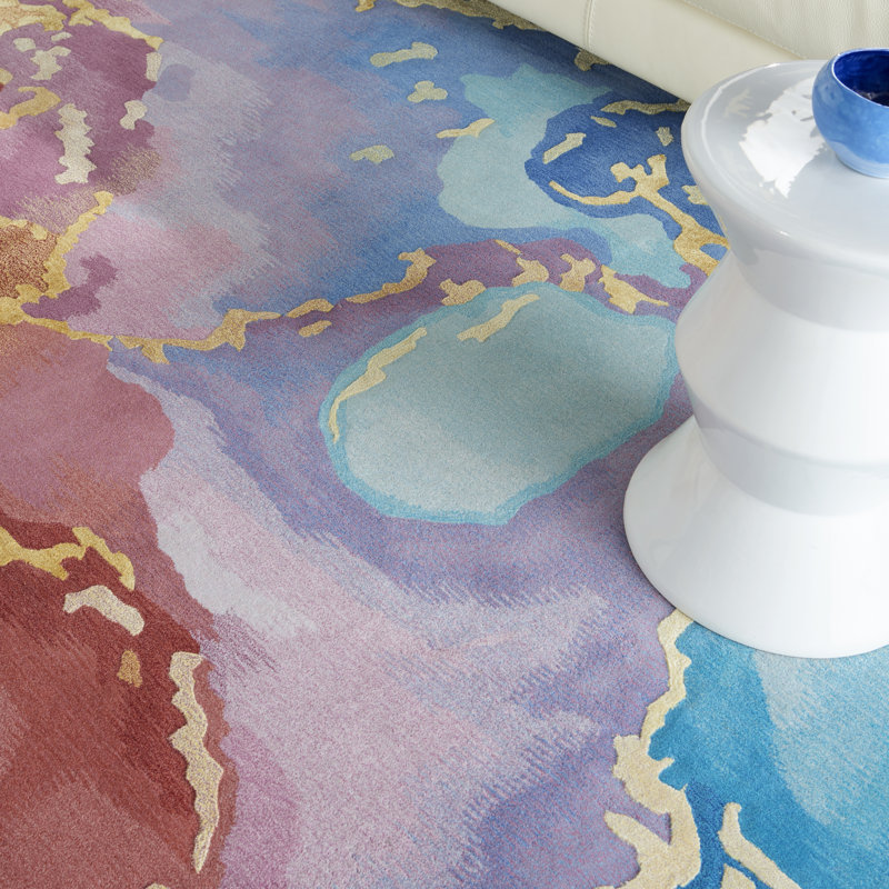 Prismatic Abstract Area Rug, Rectangle 168 x 226cm