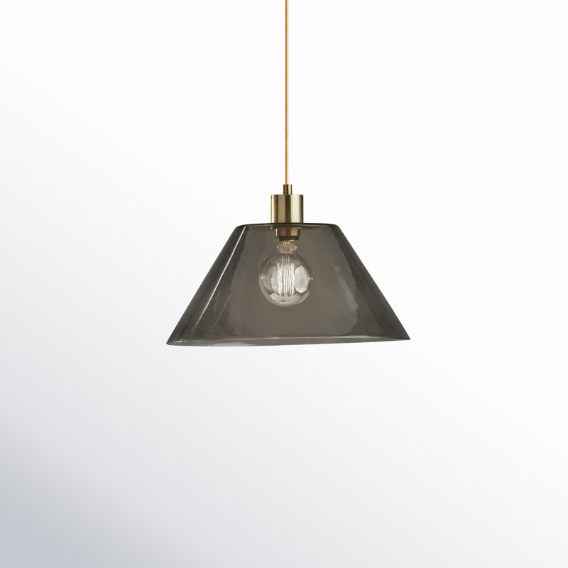 Luminaire suspendu conique à 1 lumière Anastasia