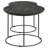 Matte Black 2-Piece Nesting Table