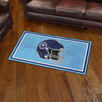 30 x 72 Gray & Blue NFL Tennessee Titans Ticket Mat Area Rug Runner