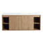 Meuble-lavabo mural 48 po avec double lavabo, charnière de porte à fermeture en douceur -BVB07348IMOX-GRB4840D