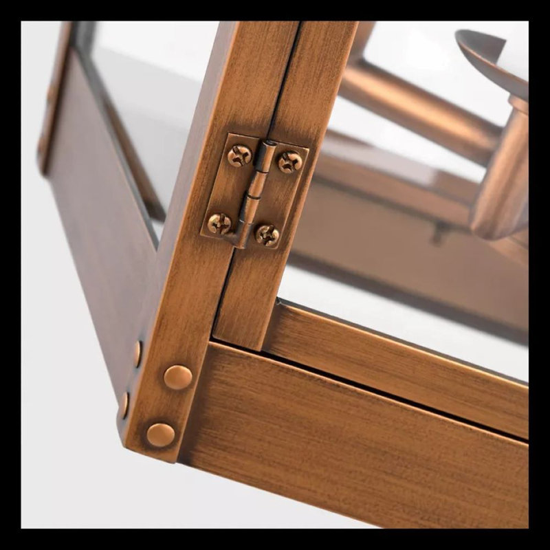 4 - Light Outdoor Pendant, Natural Copper