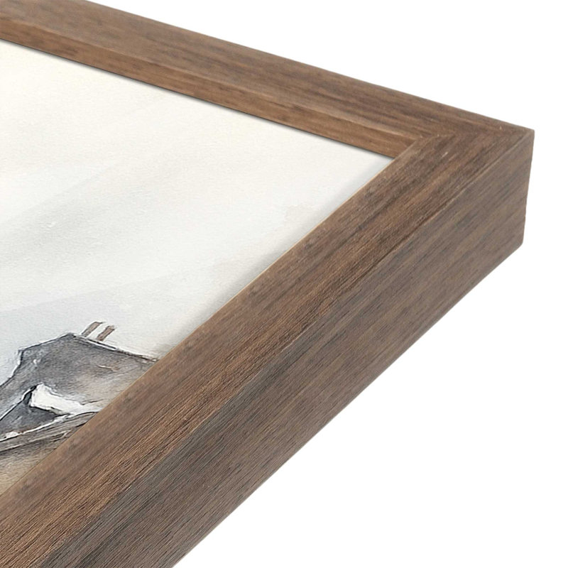 Reproduction d'art lueur de Noël, Noyer, 18 po x 24 po