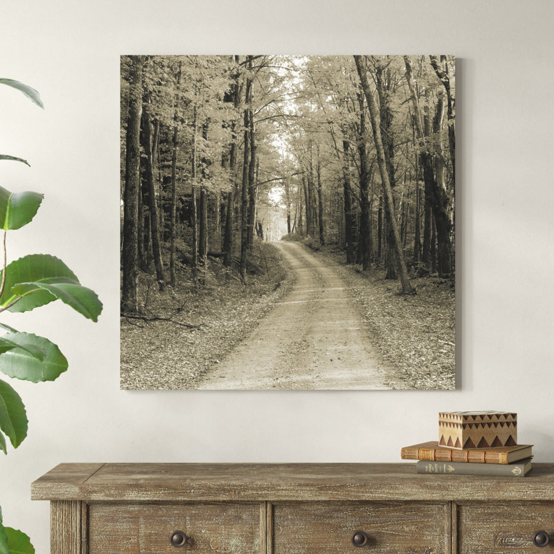Vermont Country Road - sépia, H 36 po x l 36 po x P 1,25 po