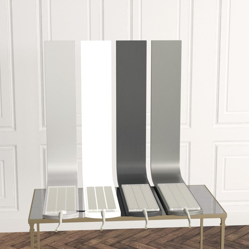 Lampe de table Lim - BRAS SEULEMENT, Argent brossé
