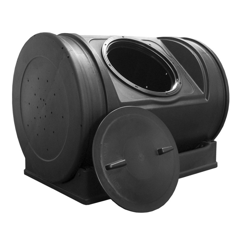 Compost Wizard Jr. Black 7 Cu Ft Plastic Outdoor Tumbler Composter