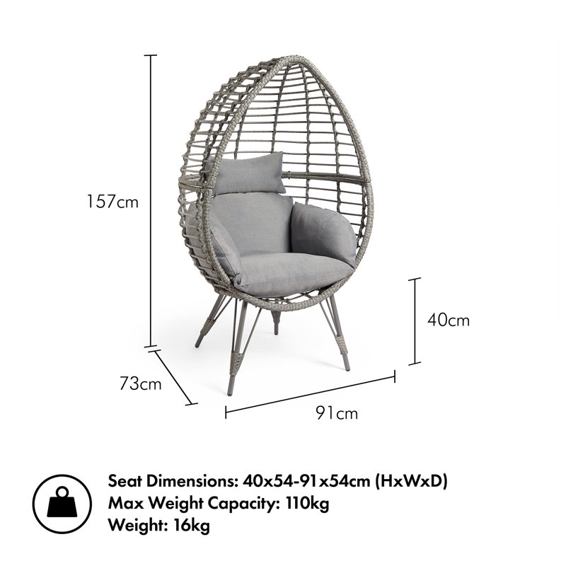 Wicker Outdoor Lounge Chair