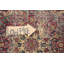 Tapis traditionnel antique à teinture végétale 12 x 16