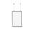 11"W x 17"H Double-Sided Hanging Snap Frame