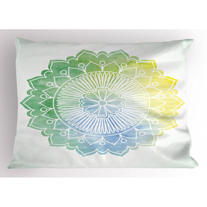 Manly Polyester Floral Sham, Twin