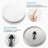 Modern Raincan Round Single-Function Tub and Shower Faucet Set, Valve Trim Kit, Rainfall Shower Head-114762942