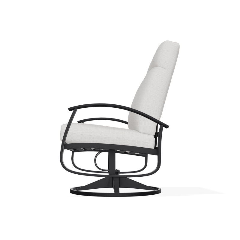Belle Isle Outdoor Lounge Chair, Black, Tabloid Cloud