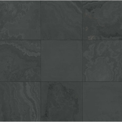 Camden Charcoal 16 in. x 16 in. Honed Slate Floor and Wall Tile