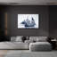 «Indigo Yacht 3» par Stellar Design Studio, art mural en verre acrylique-1279487812