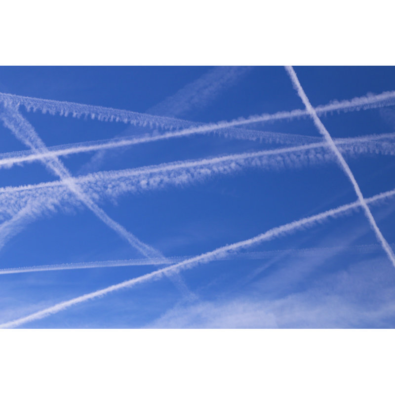 Chemtrails by GoodLifeStudio - No Frame Art Prints on Canvas, 51cm H x 76cm W