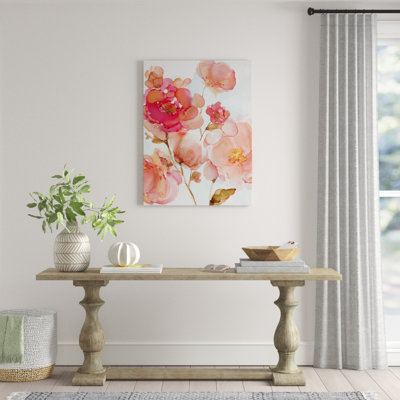 Pivoines vives - reproduction sur toile