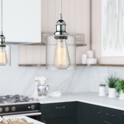 Luminaire suspendu cylindrique à 1 lumière Leilani