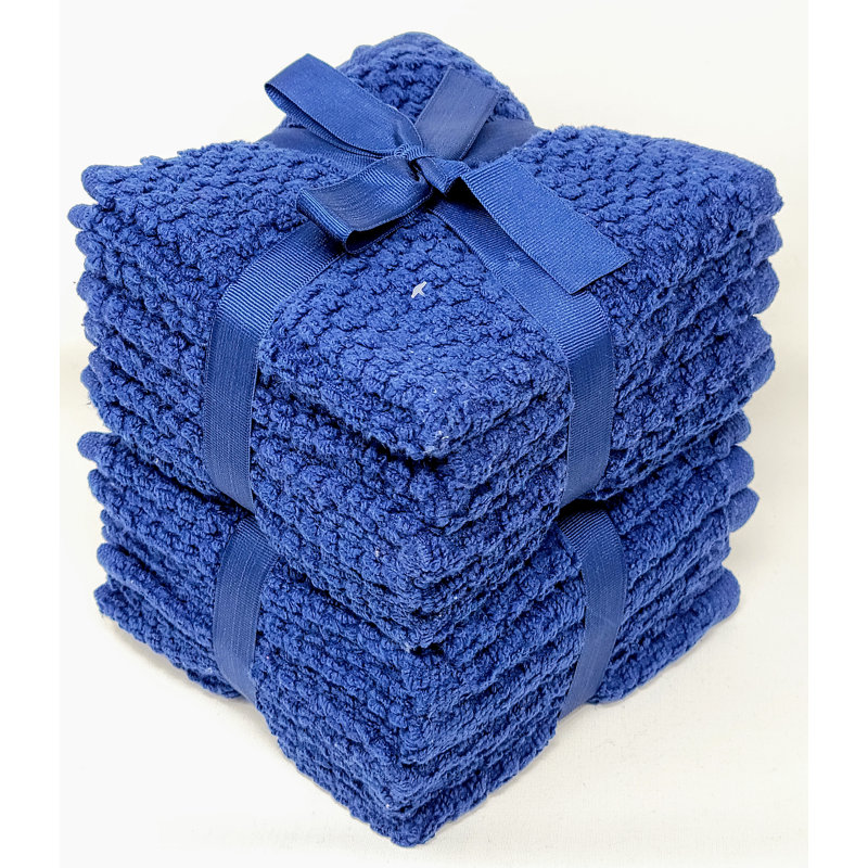 Withernsea Cotton Washcloth, Navy