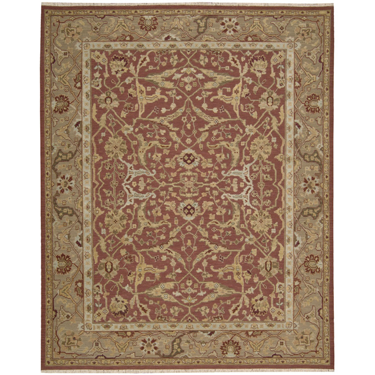 Burnham Wool Oriental Indoor Rug
