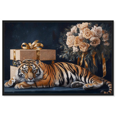 «Tiger Glam Gift Boxes Canvas Fashion Art Feline» par Art Remedy