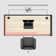 Rectangle 2 Person Benching Workstation With Cable