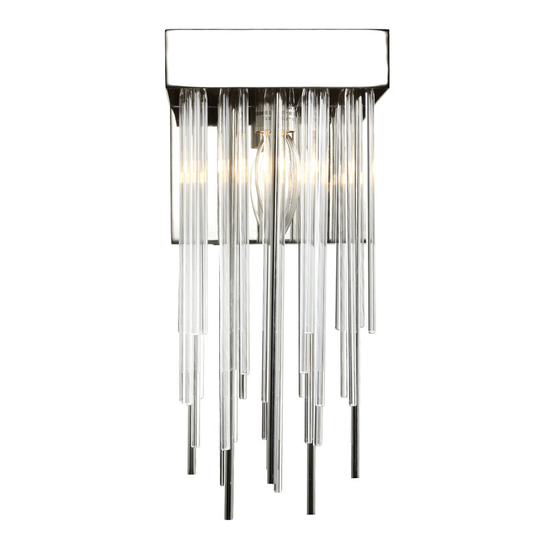Flush Mounted Sconce, Silver