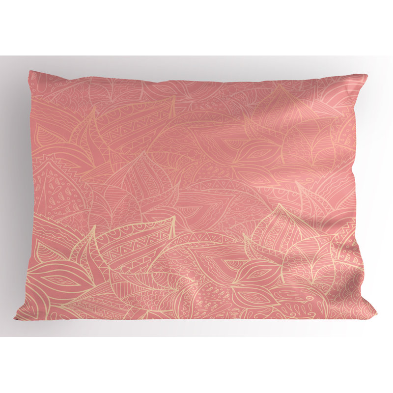 Ensemble de 2 taies décoratives à motif floral Ambesonne, H 20 po x l 36 po