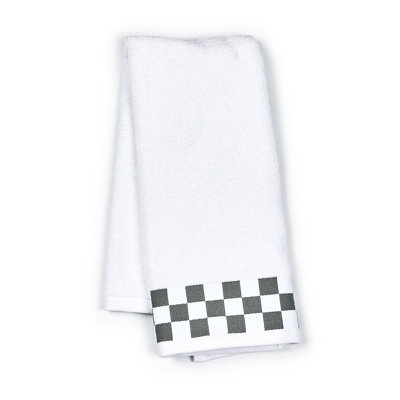 Hand Towel with Check Border