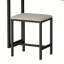 Ensemble de coiffeuse avec tabouret miroir à DEL et prise de courant pour chambre à coucher-1059523856
