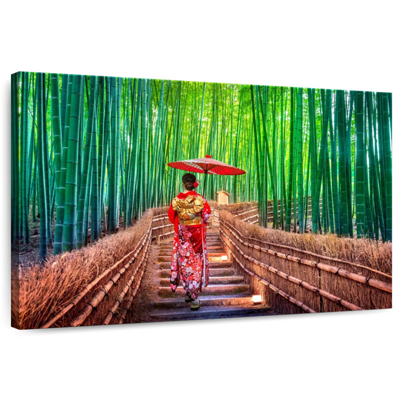 Alvord Bamboo Forest Geisha, 16" H x 24" W