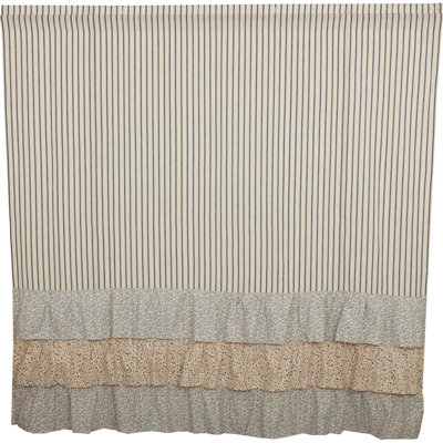 Liseron Striped Shower Curtain