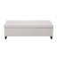 Upholstered Storage Ottoman Bench